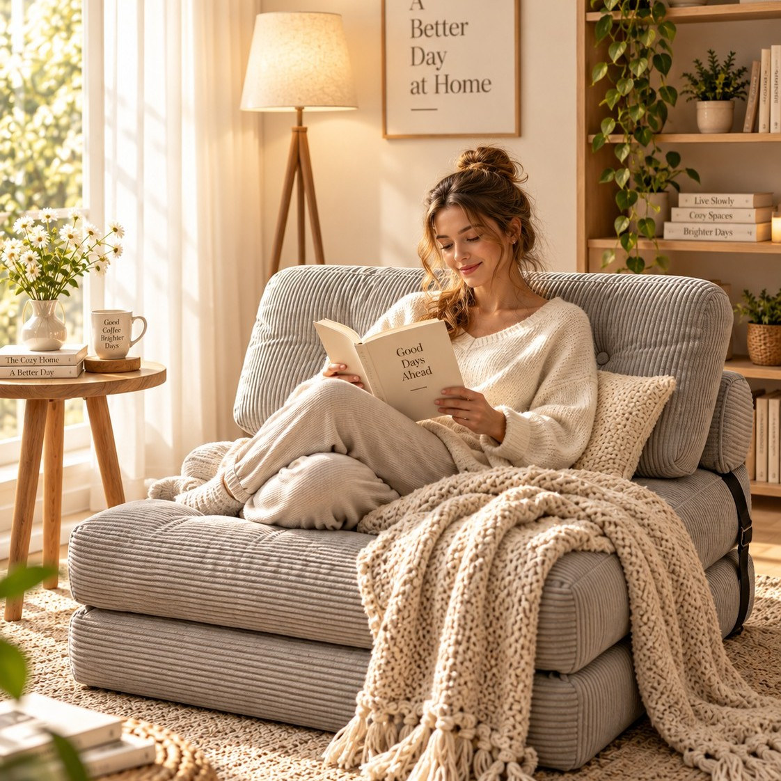 sofa in your home reading